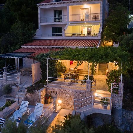 Apartments Ratac Lobrovic With Private Beach And Beautiful Sunset 슬라노 외부 사진